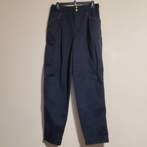 Vtg Hysteric Et Vous Women's Pants Slacks Size EU 42 1980s Black Made in France
